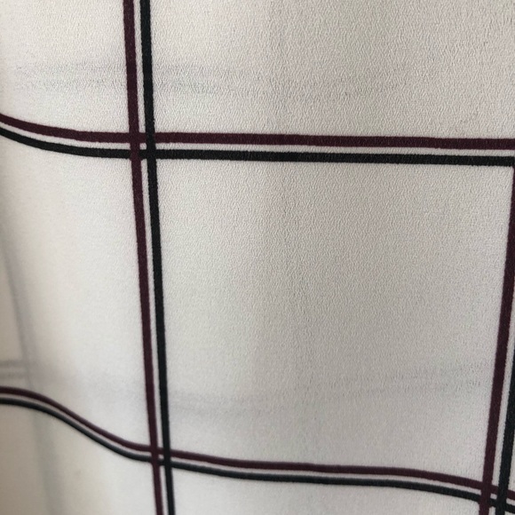 Collard shirt with check pattern - Picture 2 of 3